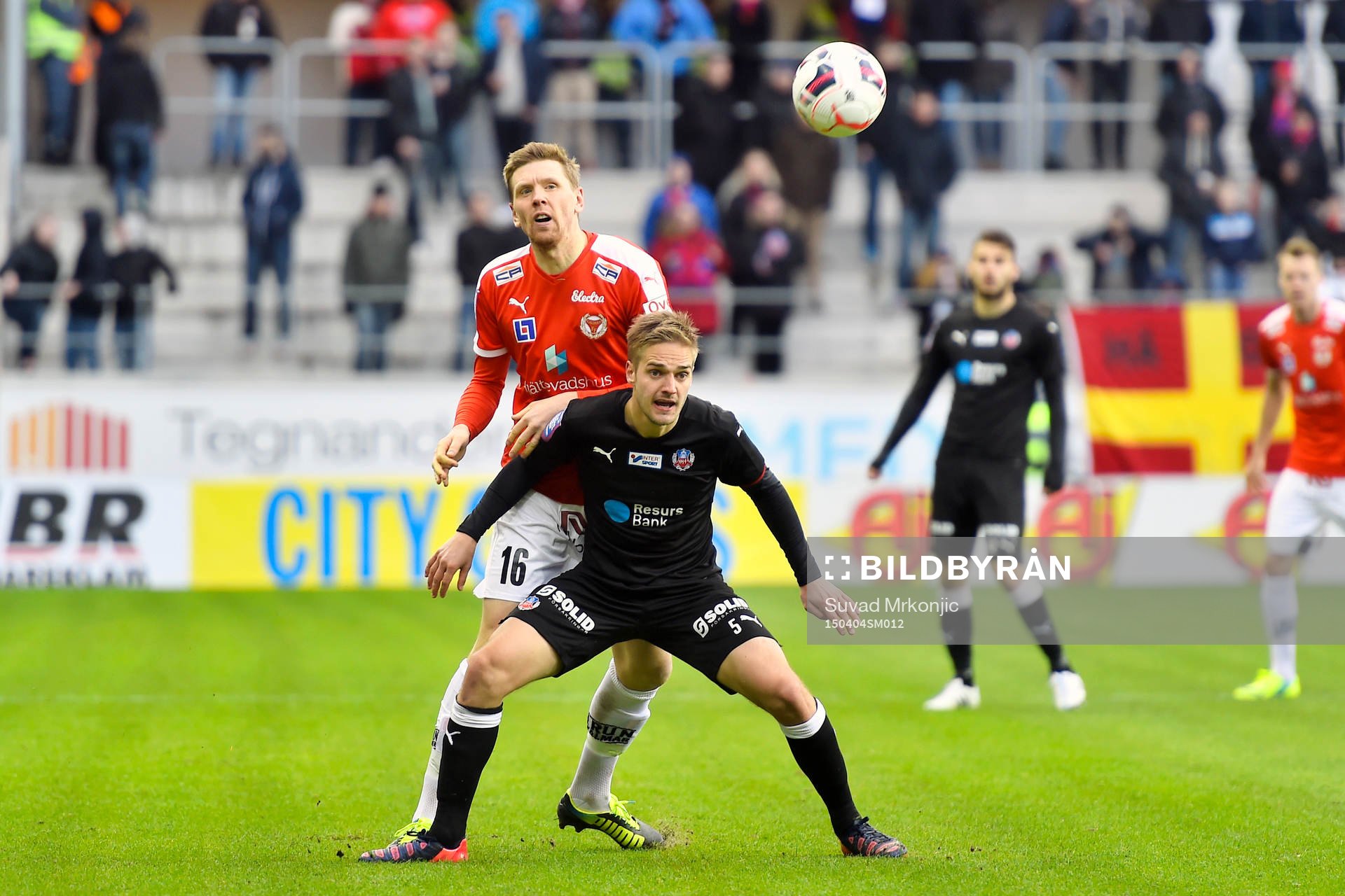 Kalmars David Elm och Helsingborgs Johan Mårtensson