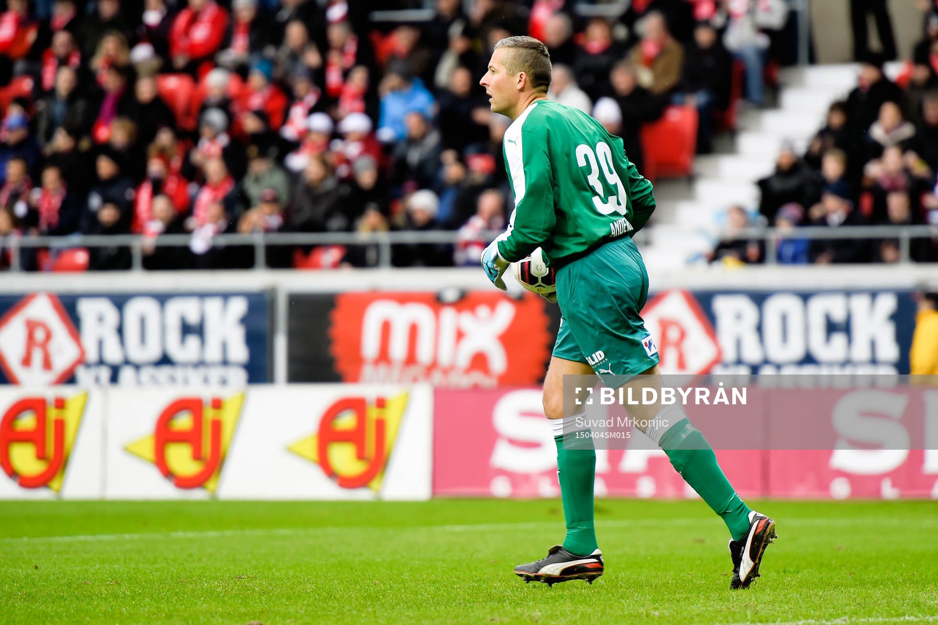 Helsingborgs målvakt Daniel Andersson