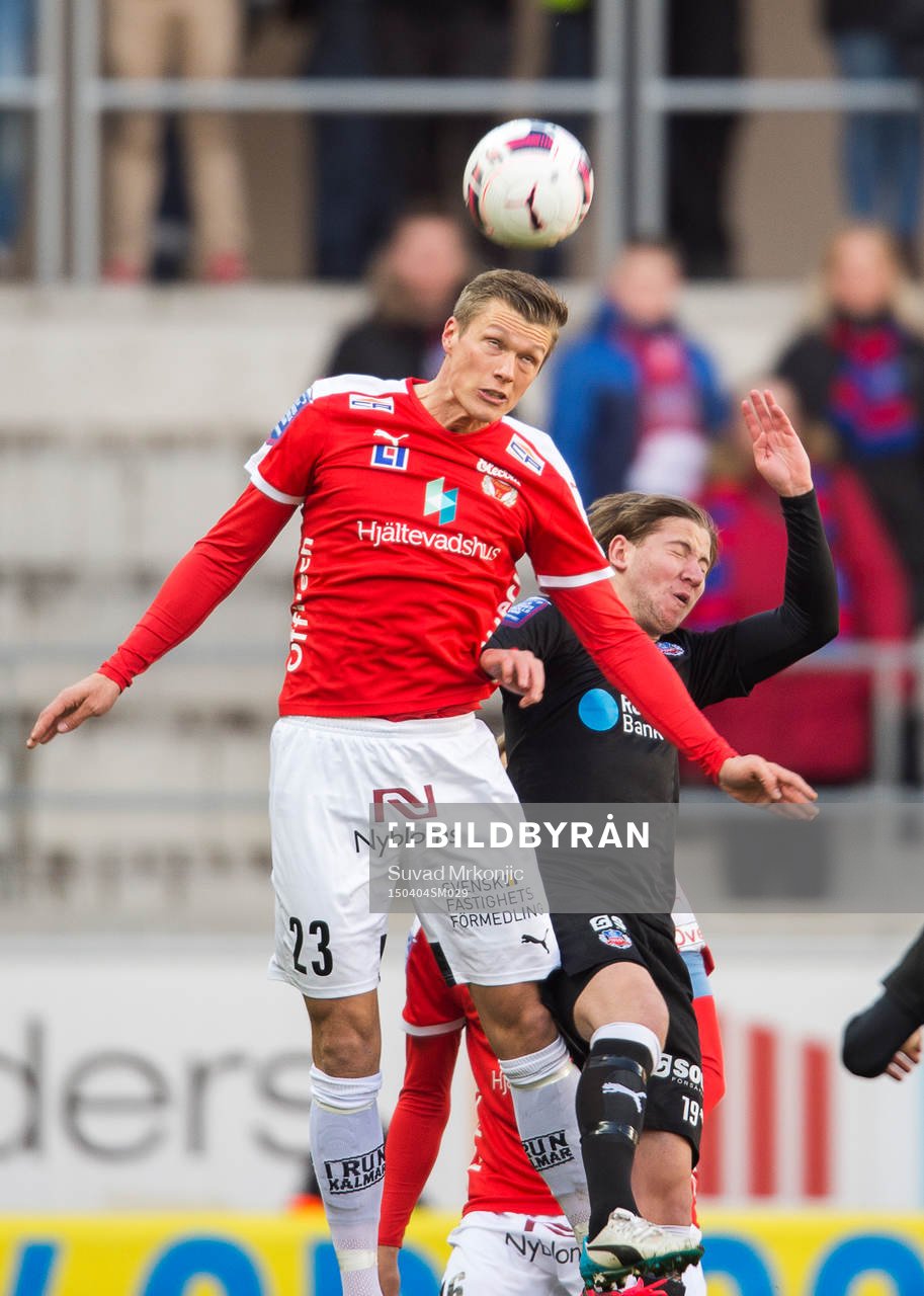 Kalmars Viktor Elm och Helsingborgs Darijan Bojanic
