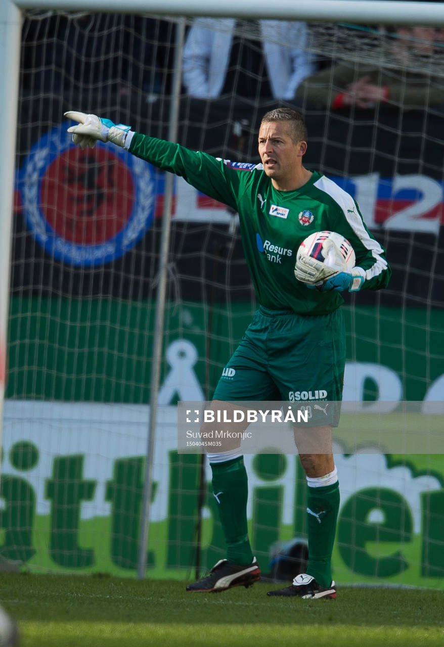 Helsingborgs målvakt Daniel Andersson
