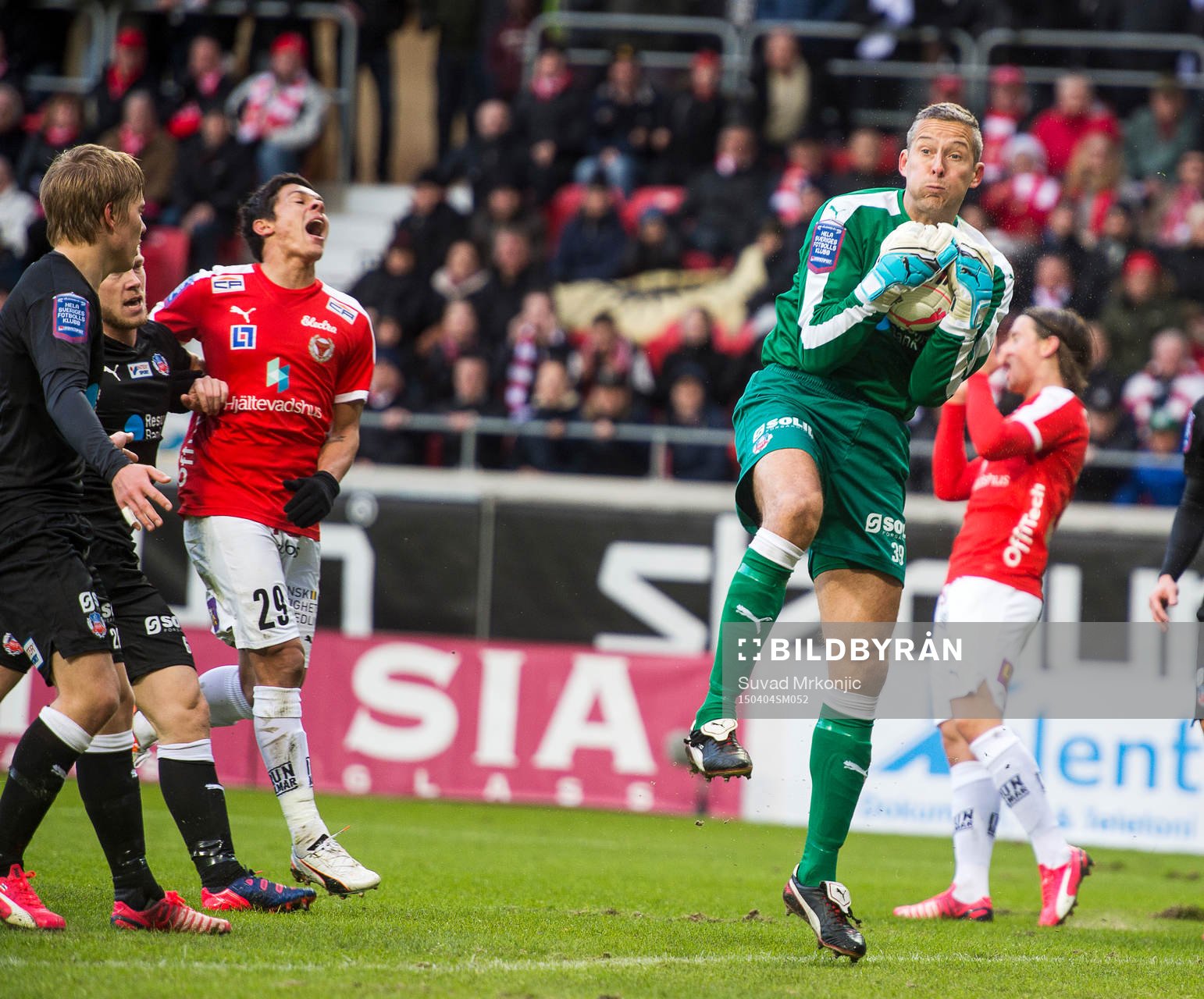 Helsingborgs målvakt Daniel Andersson
