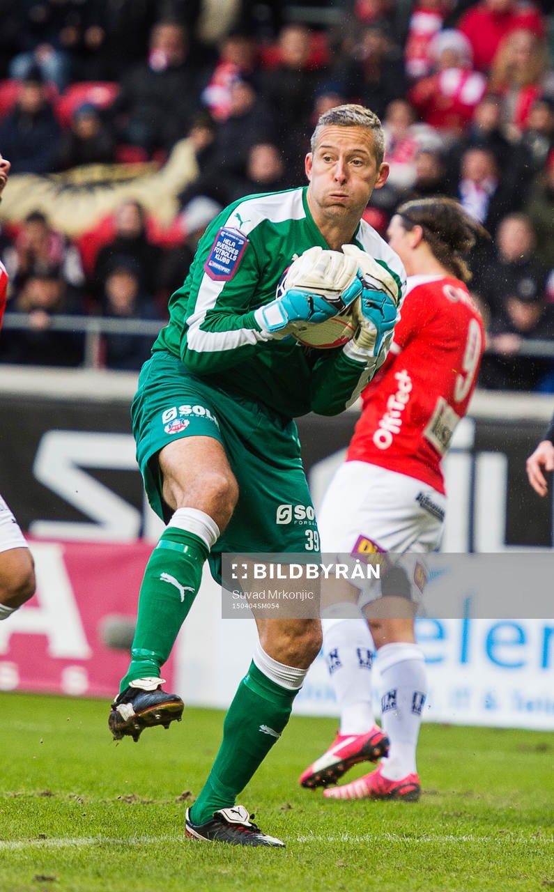 Helsingborgs målvakt Daniel Andersson