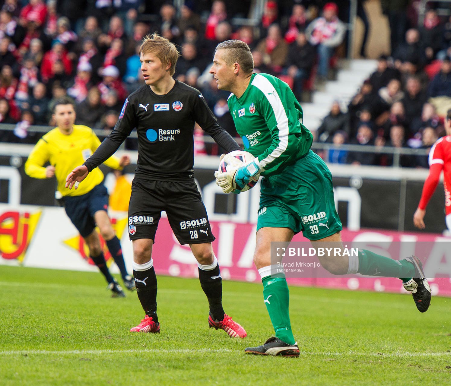 Helsingborgs målvakt Daniel Andersson