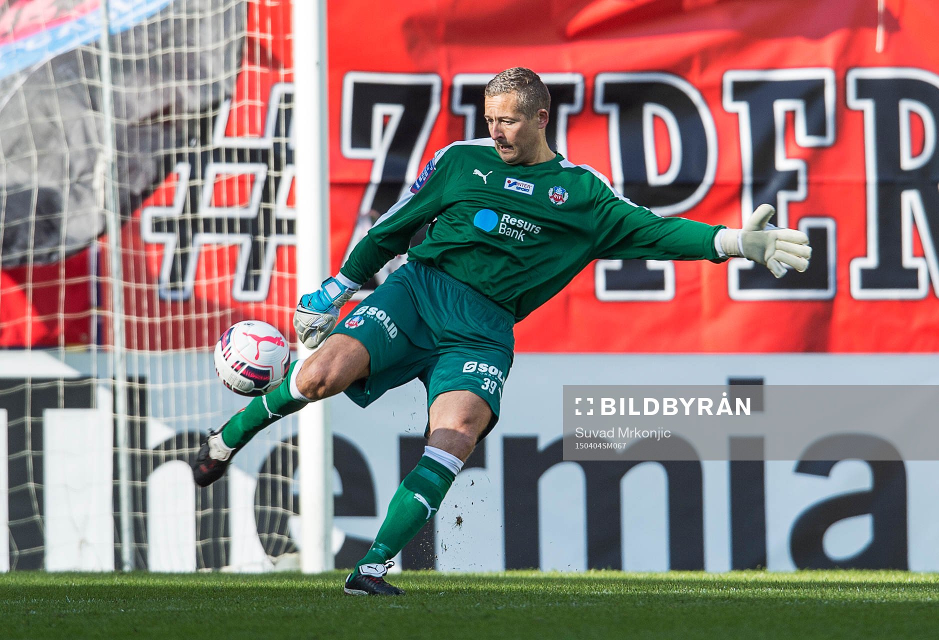 Helsingborgs målvakt Daniel Andersson