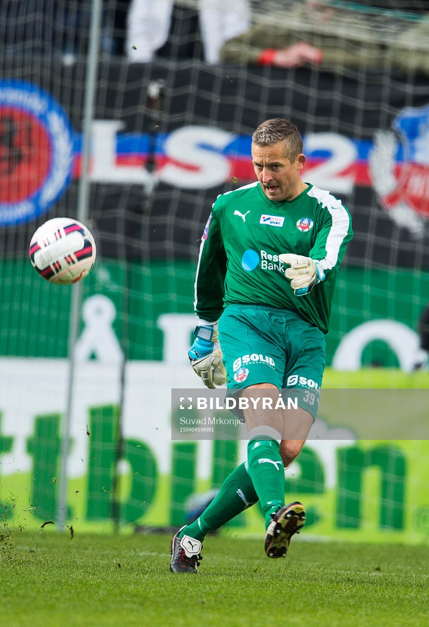 Helsingborgs målvakt Daniel Andersson
