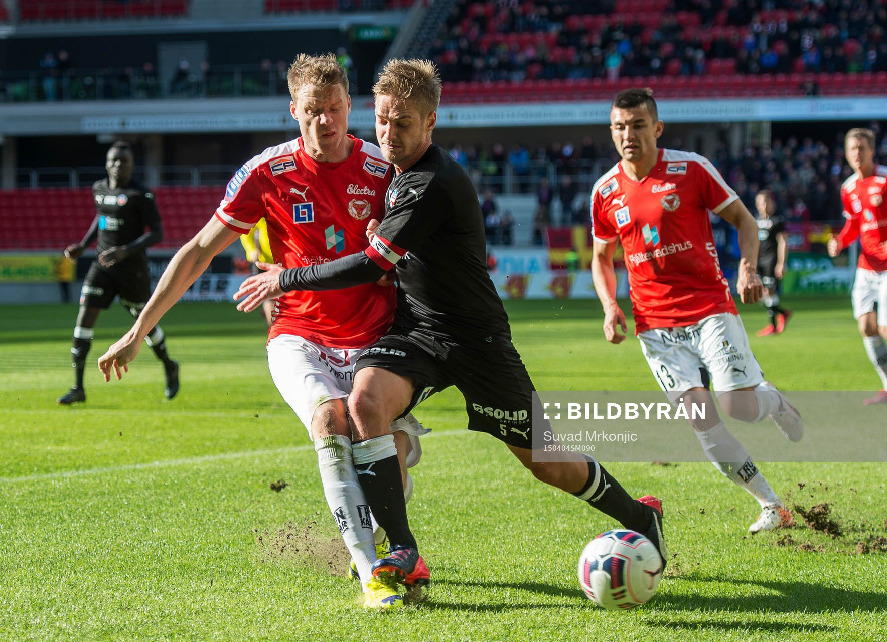 Kalmars Marcus Nilsson och Helsingborgs Johan Mårtensson
