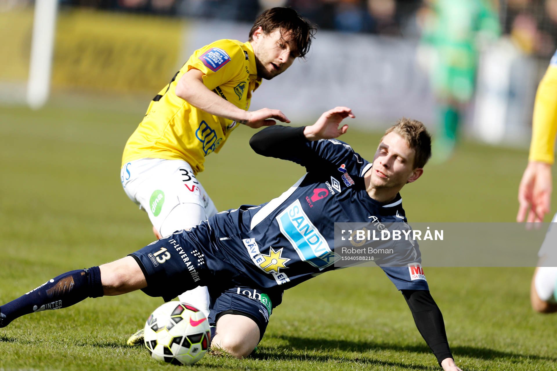 Falkenbergs Tibor Joza och Gefles Johan Bertilsson