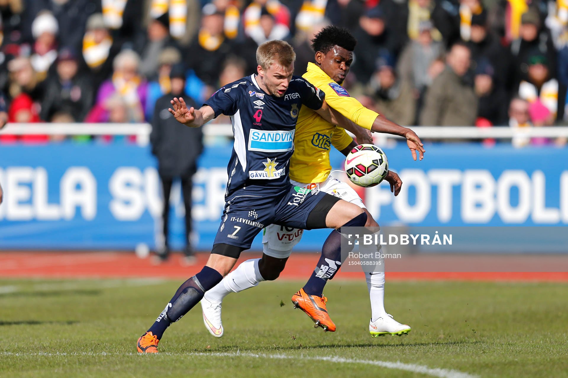 Falkenbergs Godsway Donyoh och Gefles Robin Nilsson