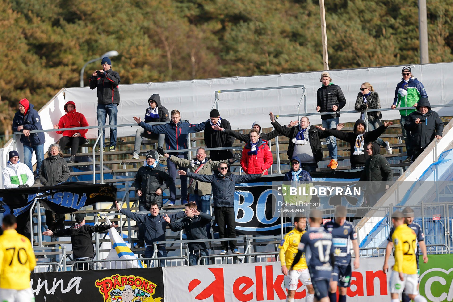 Gefles supportrar