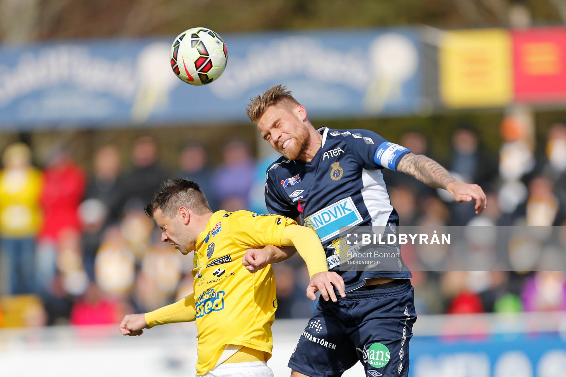 Falkenbergs Stefan Rodevåg och Gefles Jonas Lantto