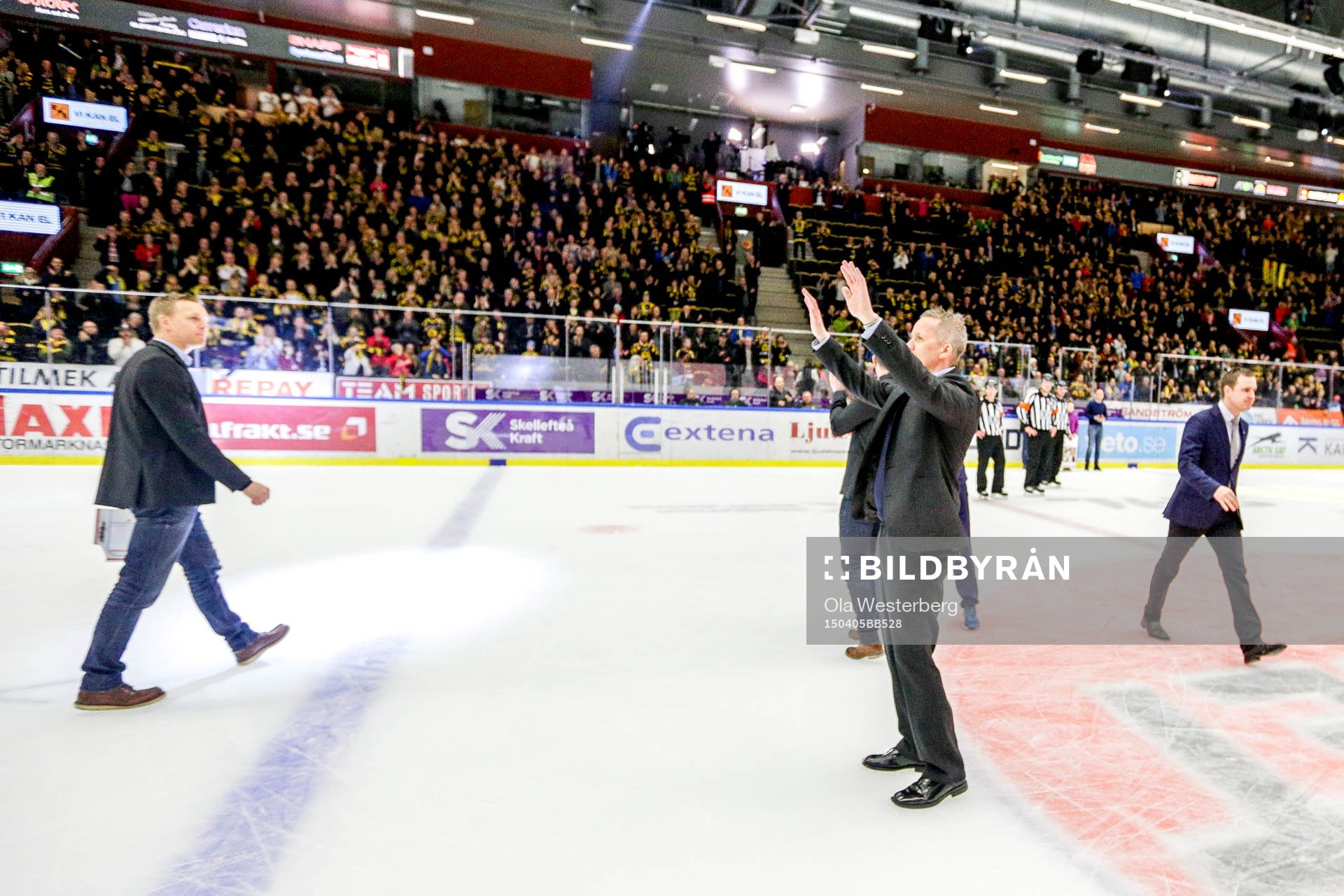 Skellefteås tränare Hans Wallson och Bert Robertsson