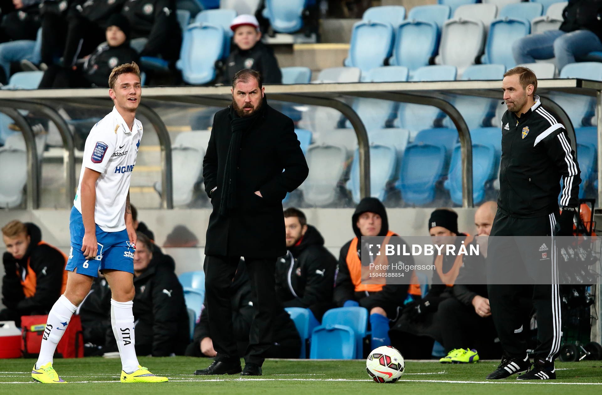 Norrköpings Linus Wahlqvist och Örebros tränare