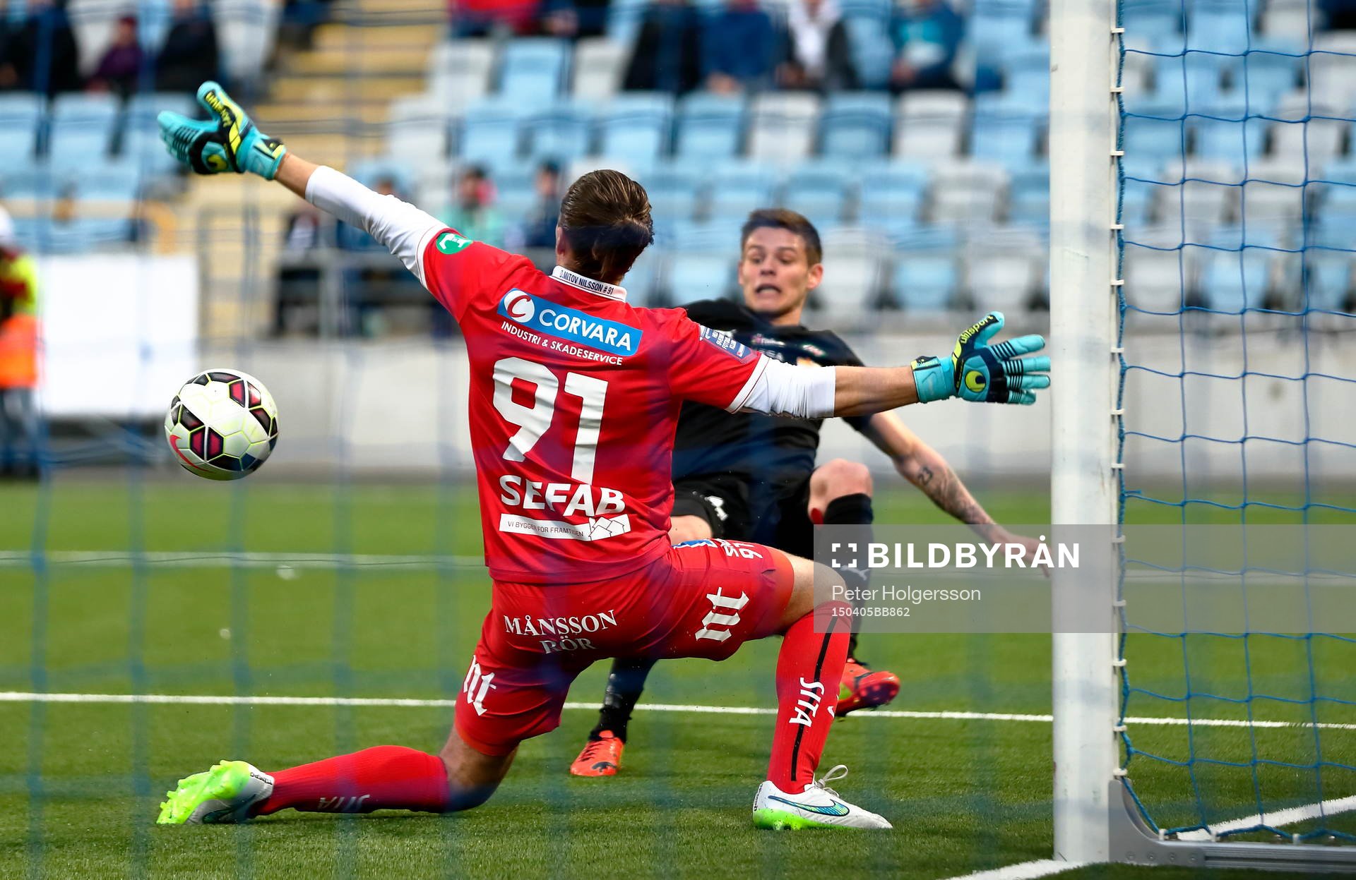 Målchans för Örebros Eiður Aron Sigurbjörnsson