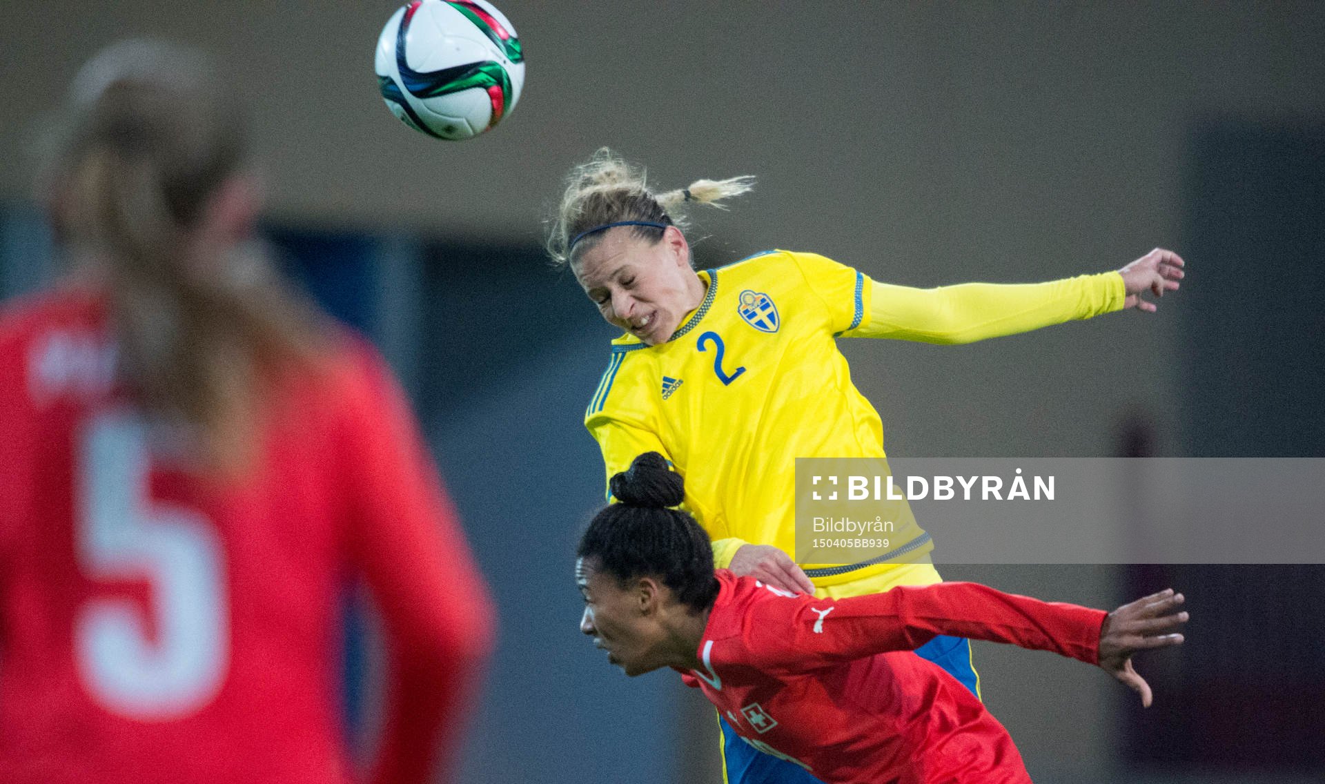 Sveriges Charlotte Rohlin och Schweiz Eseosa Aigbogun
