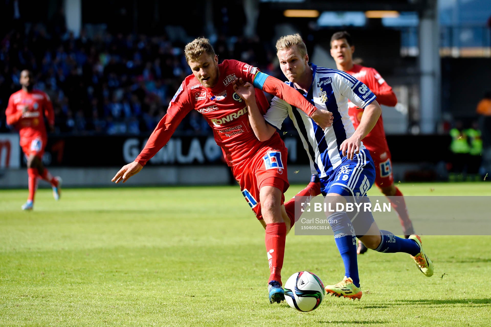 Åtvidabergs Daniel Hallingström och IFK Göteborgs Gustav