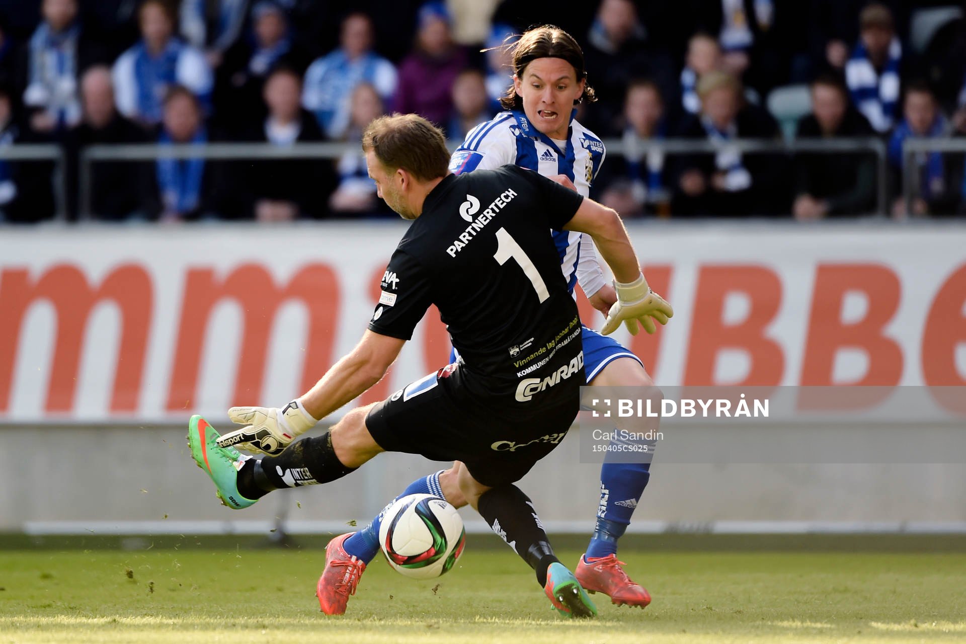 IFK Göteborgs Lasse Vibe kommer fri mot Åtvidabergs