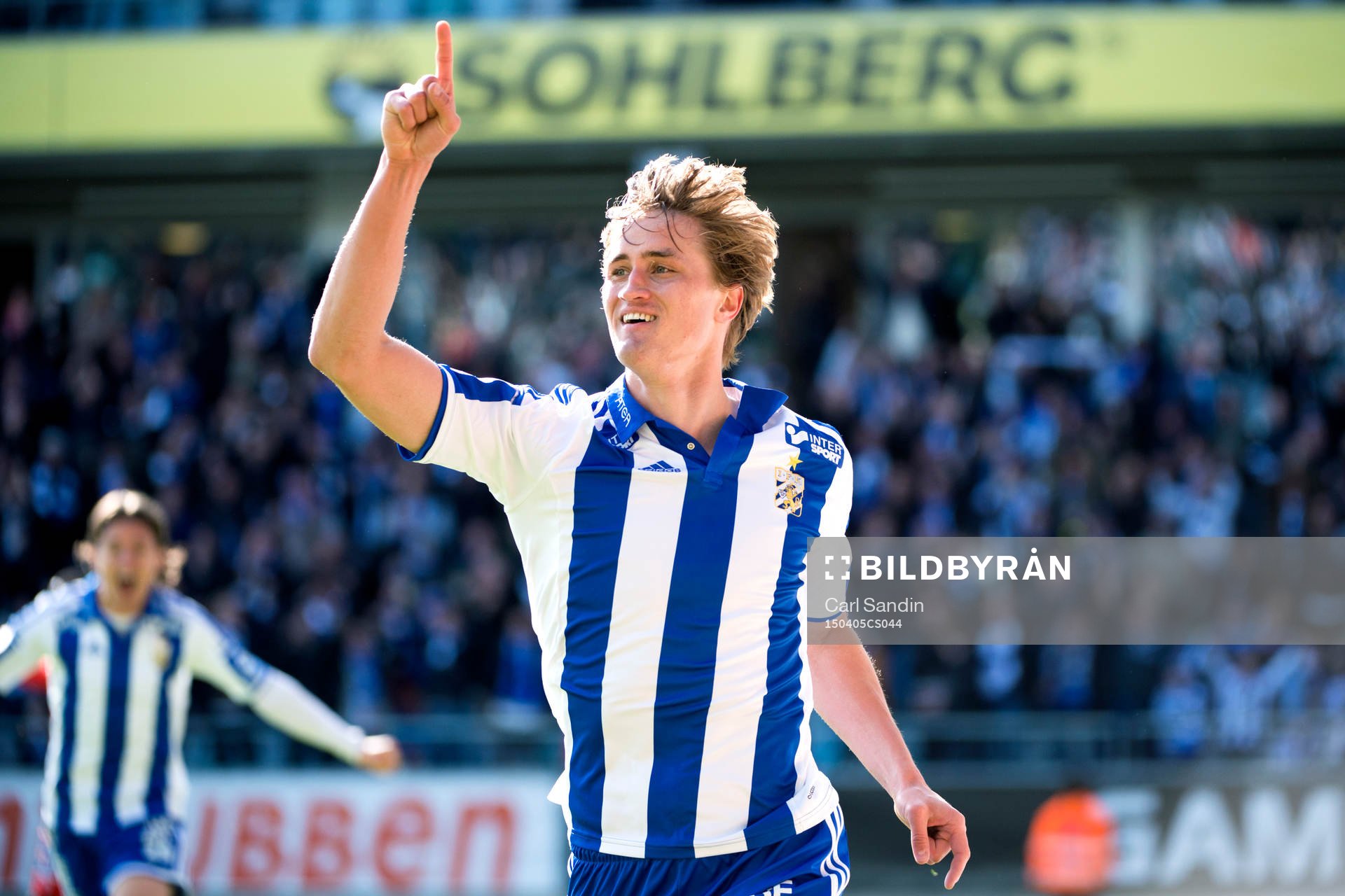 IFK Göteborgs Thomas Rogne firar