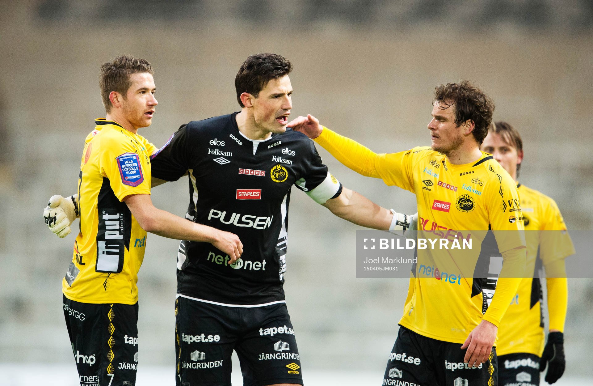 Elfsborgs Marcus Rohdén, målvakt Kevin Stuhr Ellegaard