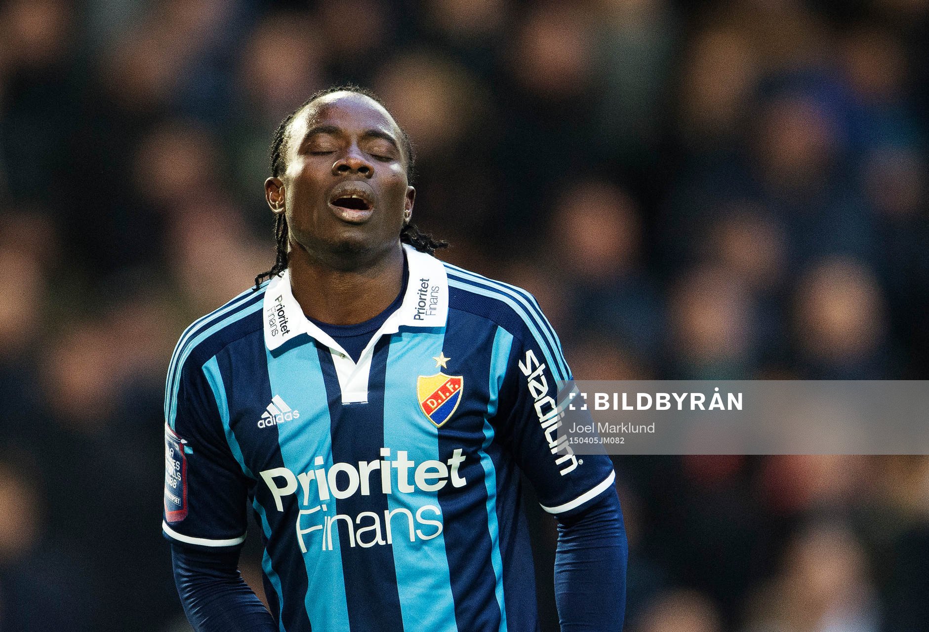 Djurgårdens Sam Johnson deppar