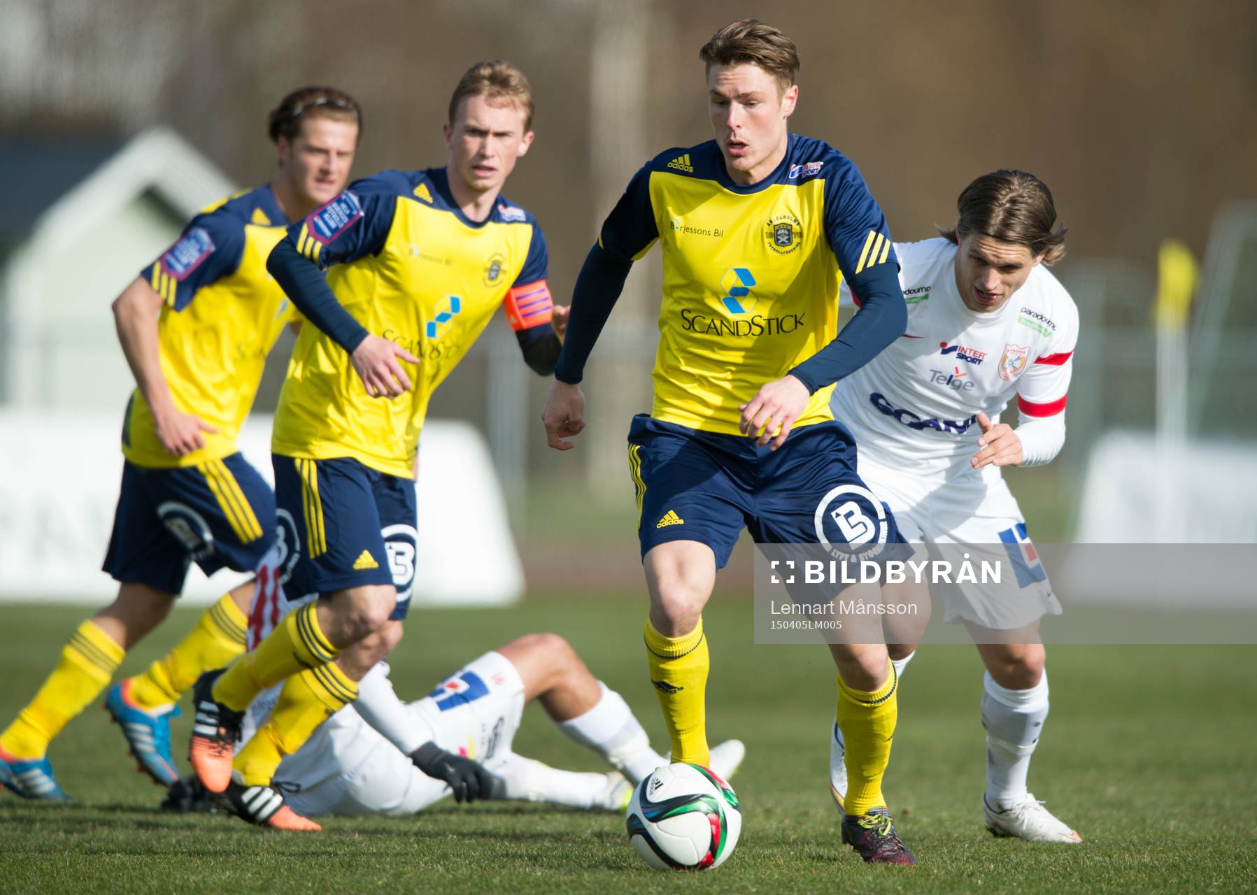 Ängelholms Marcus Bergholtz i matchen i Superettan mellan