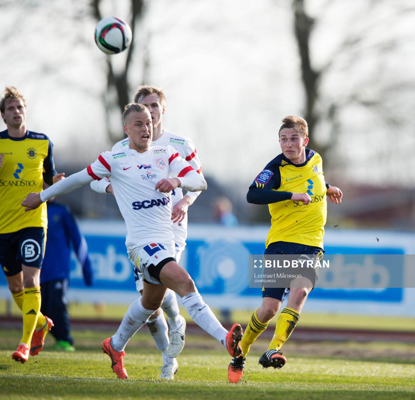 Ängelholms Albin Nilsson i matchen i Superettan mellan