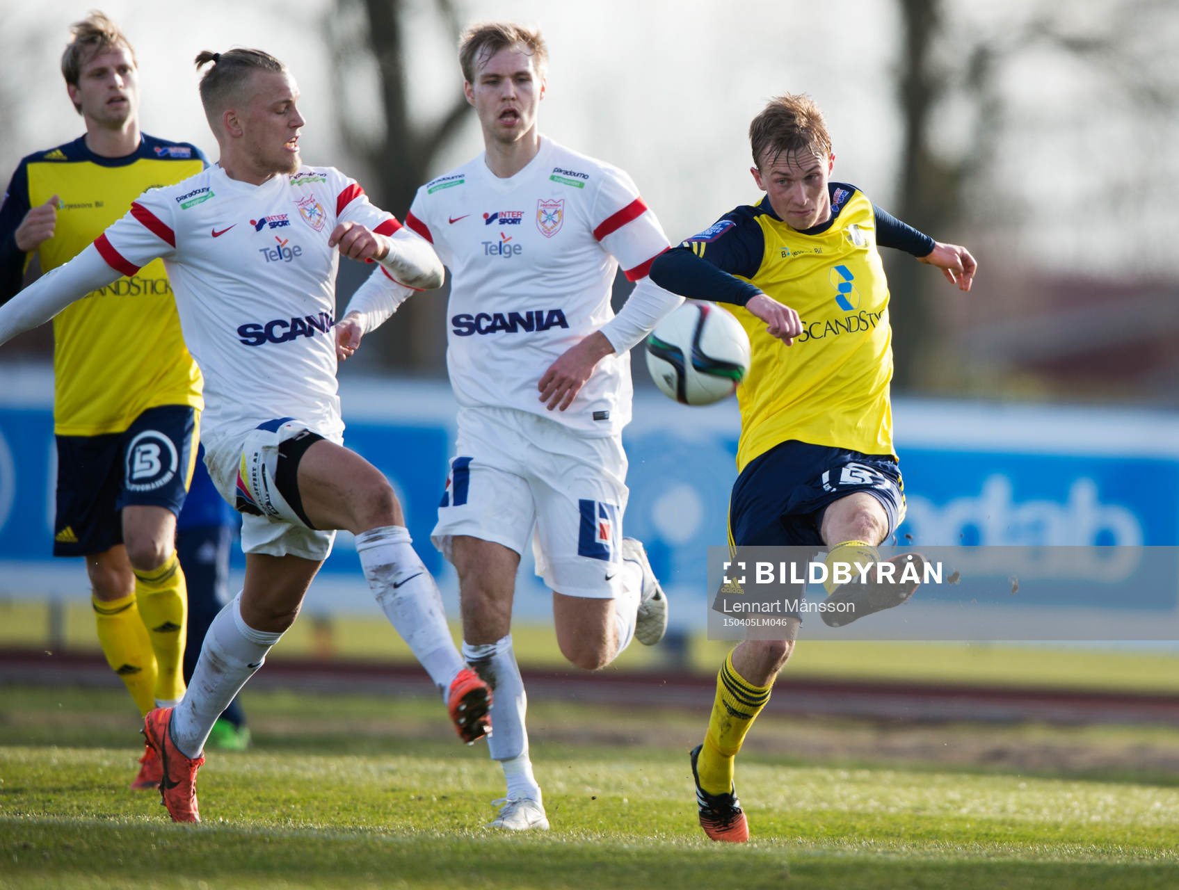 Ängelholms Albin Nilsson i matchen i Superettan mellan