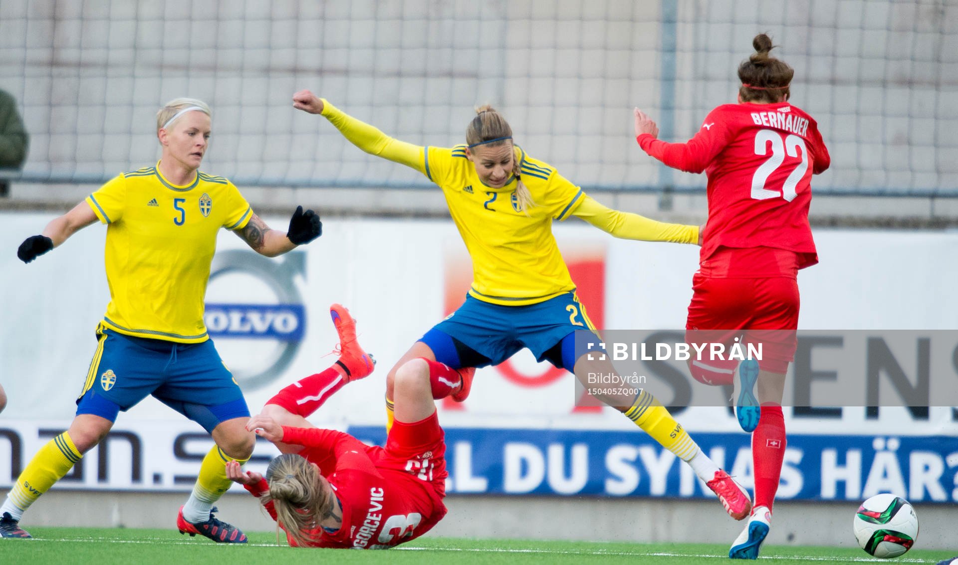 Sveriges Charlotte Rohlin och Nilla Fischer