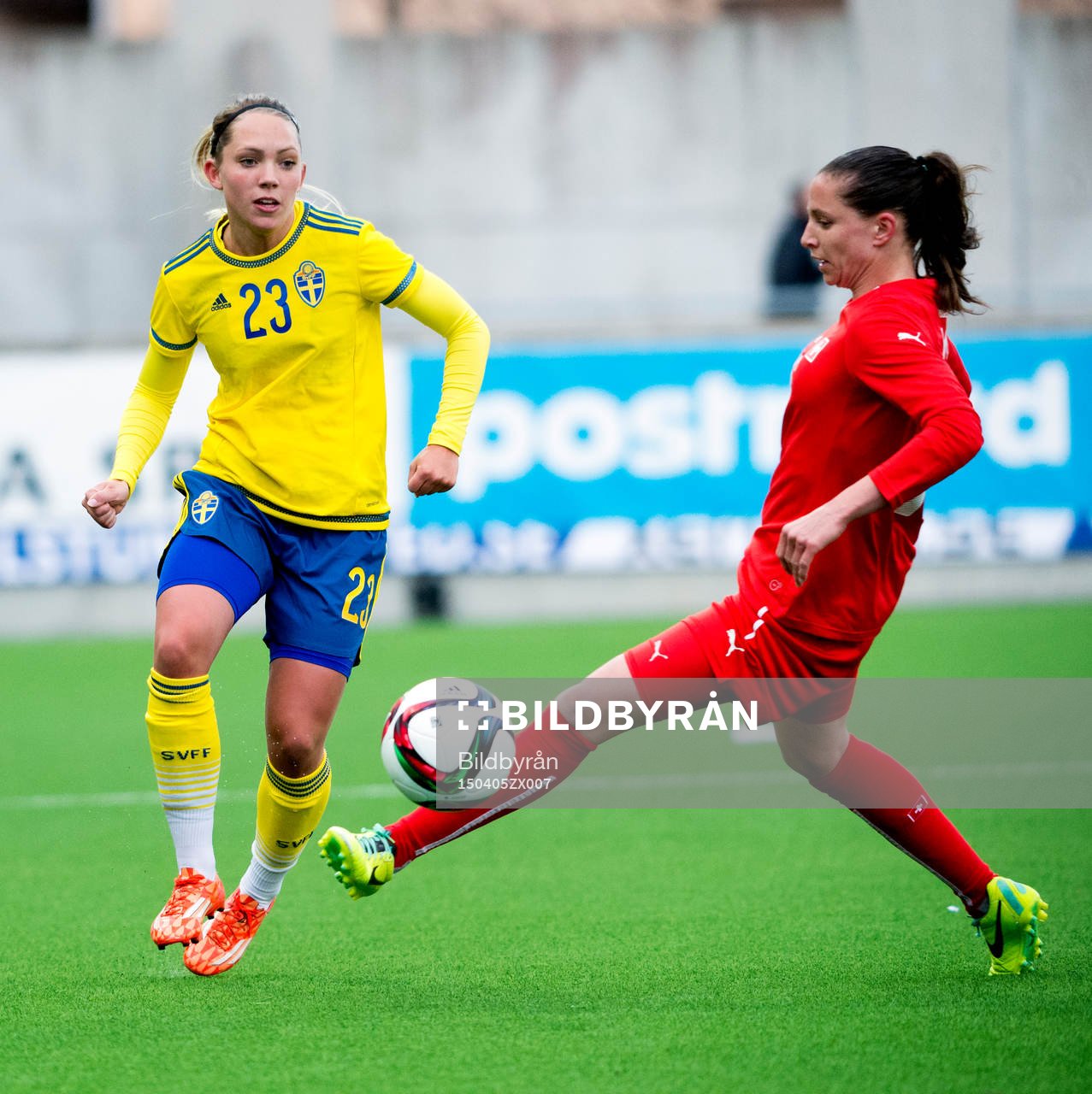 Sveriges Elin Rubensson och Schweiz Fabienne Humm