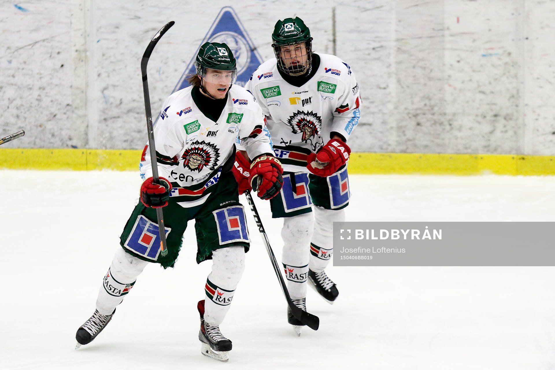 Frölundas Kevin Elgestål och Jacob Larsson