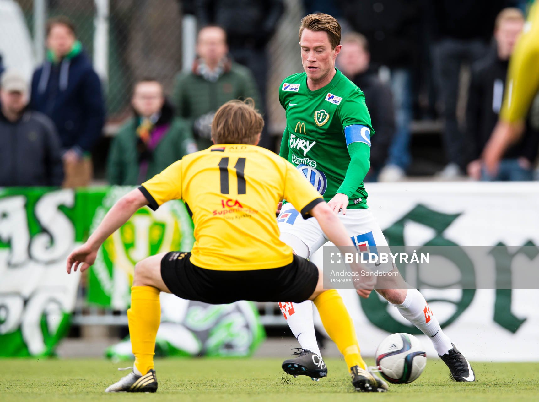 Jönköpings Södras Tommy Thelin och IK Frej Täbys Adam