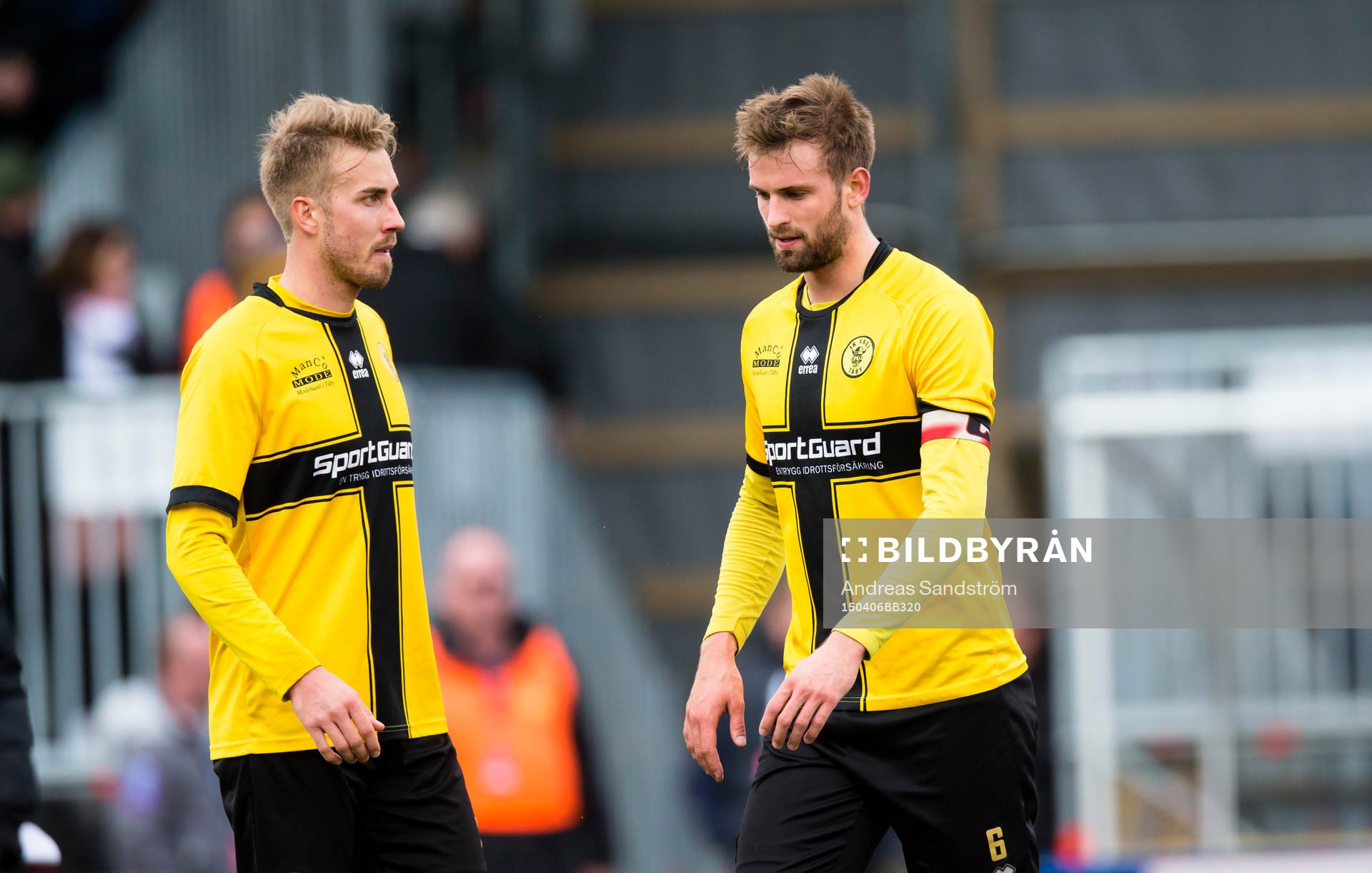 IK Frej Täbys Daniel Theorin (v) och Johannes Gustafsson
