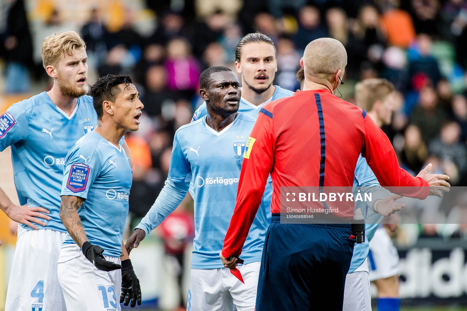 Malmö FFs Filip Helander , Victor Yoshimar Yotun Flores ,