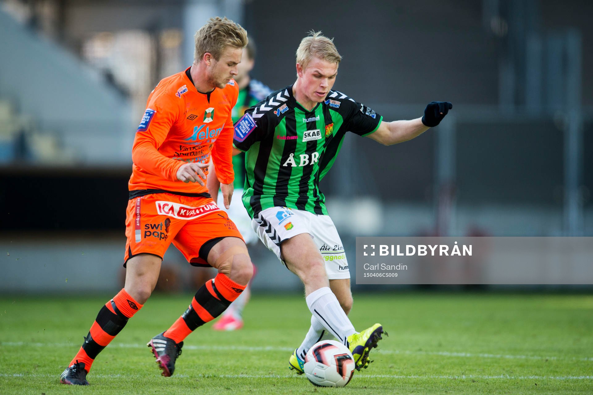 Varbergs Mats André Kaland och Gais Linus Tornblad