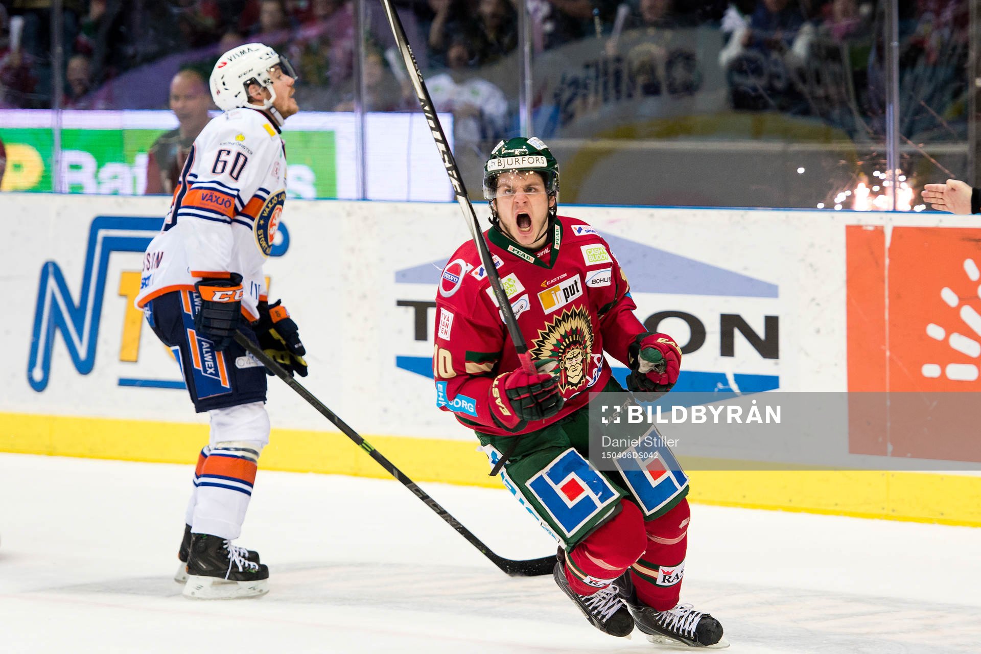 Frölundas Mattias Janmark jublar