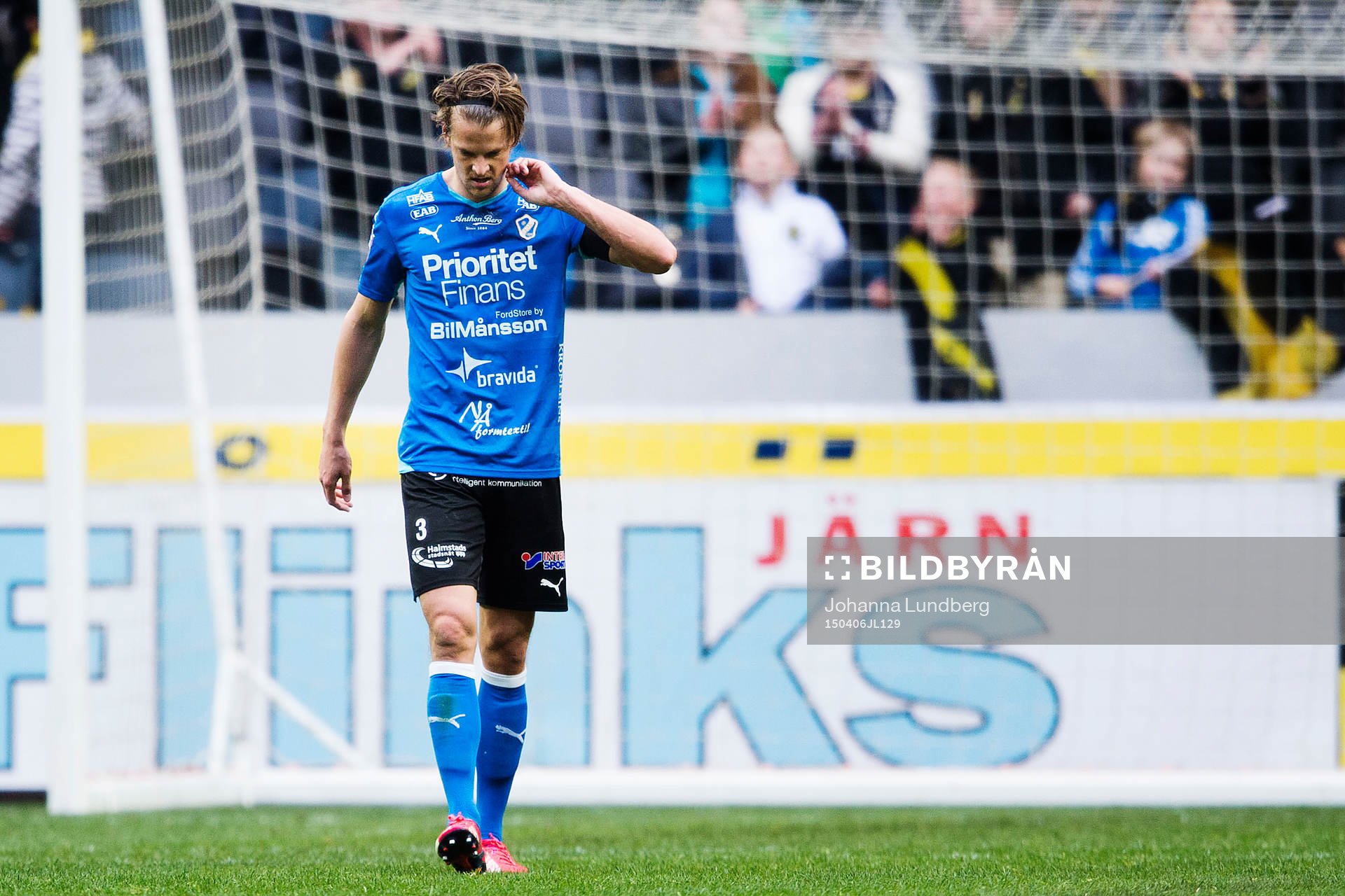 Halmstads Fredrik Liverstam deppar