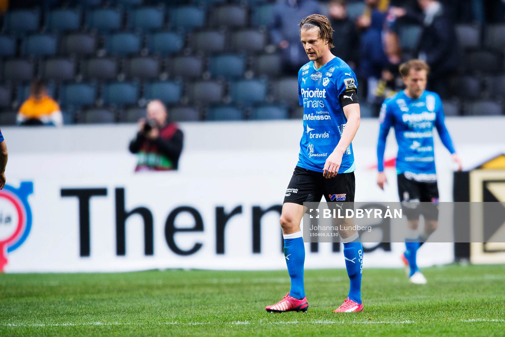 Halmstads Fredrik Liverstam deppar