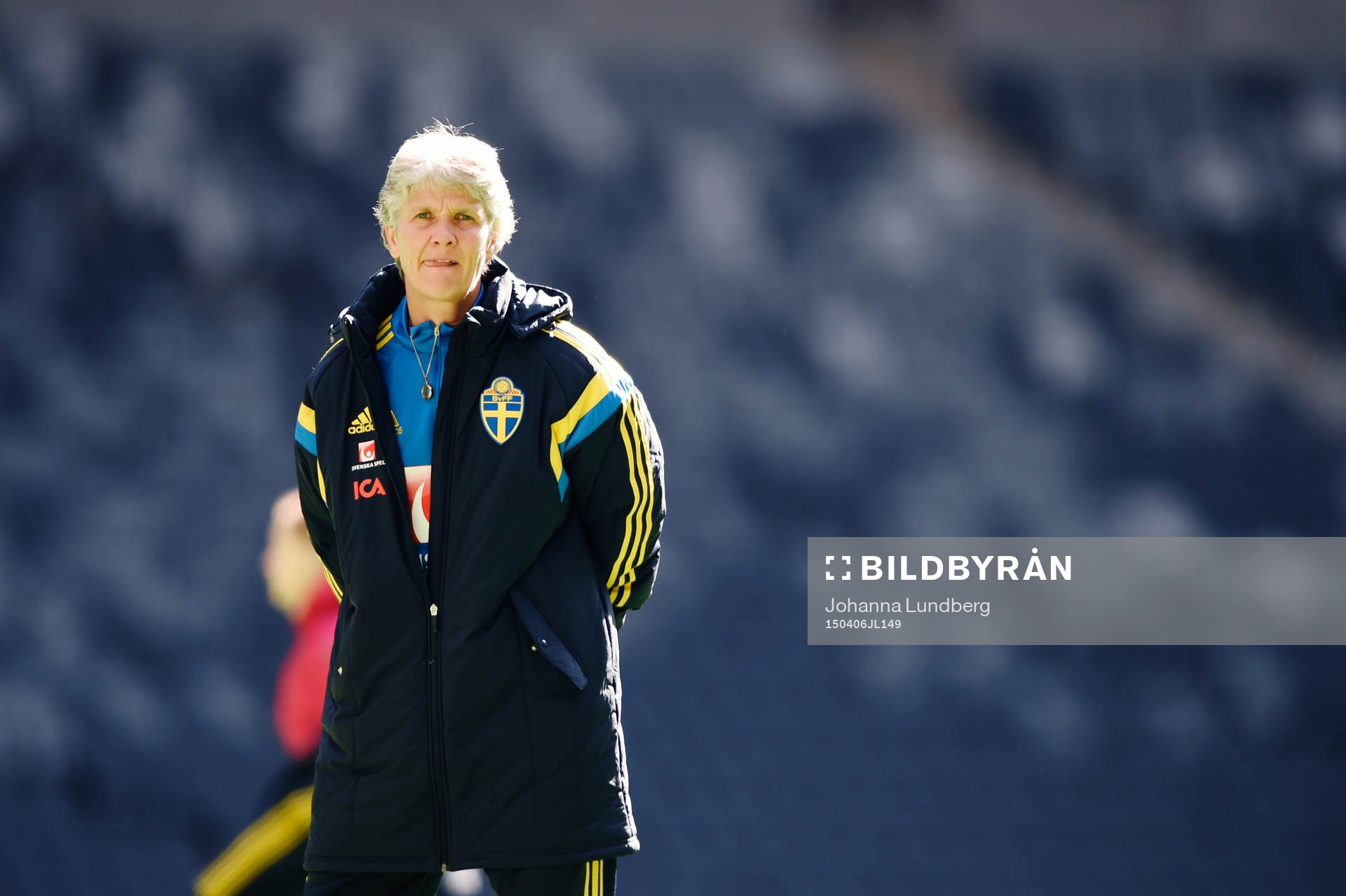 Sveriges förbundskapten Pia Sundhage