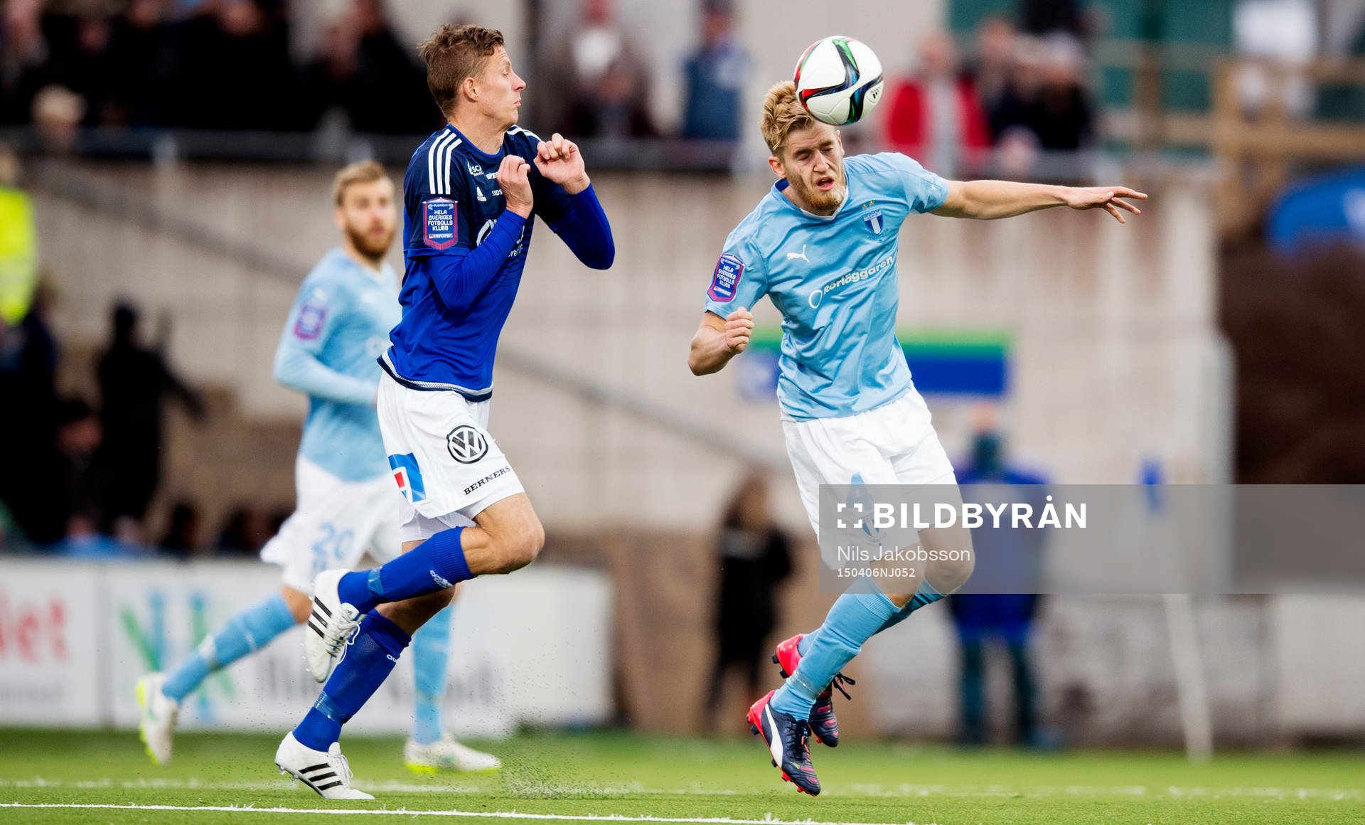 Sundsvalls Johan Eklund och Malmö FFs Filip Helander