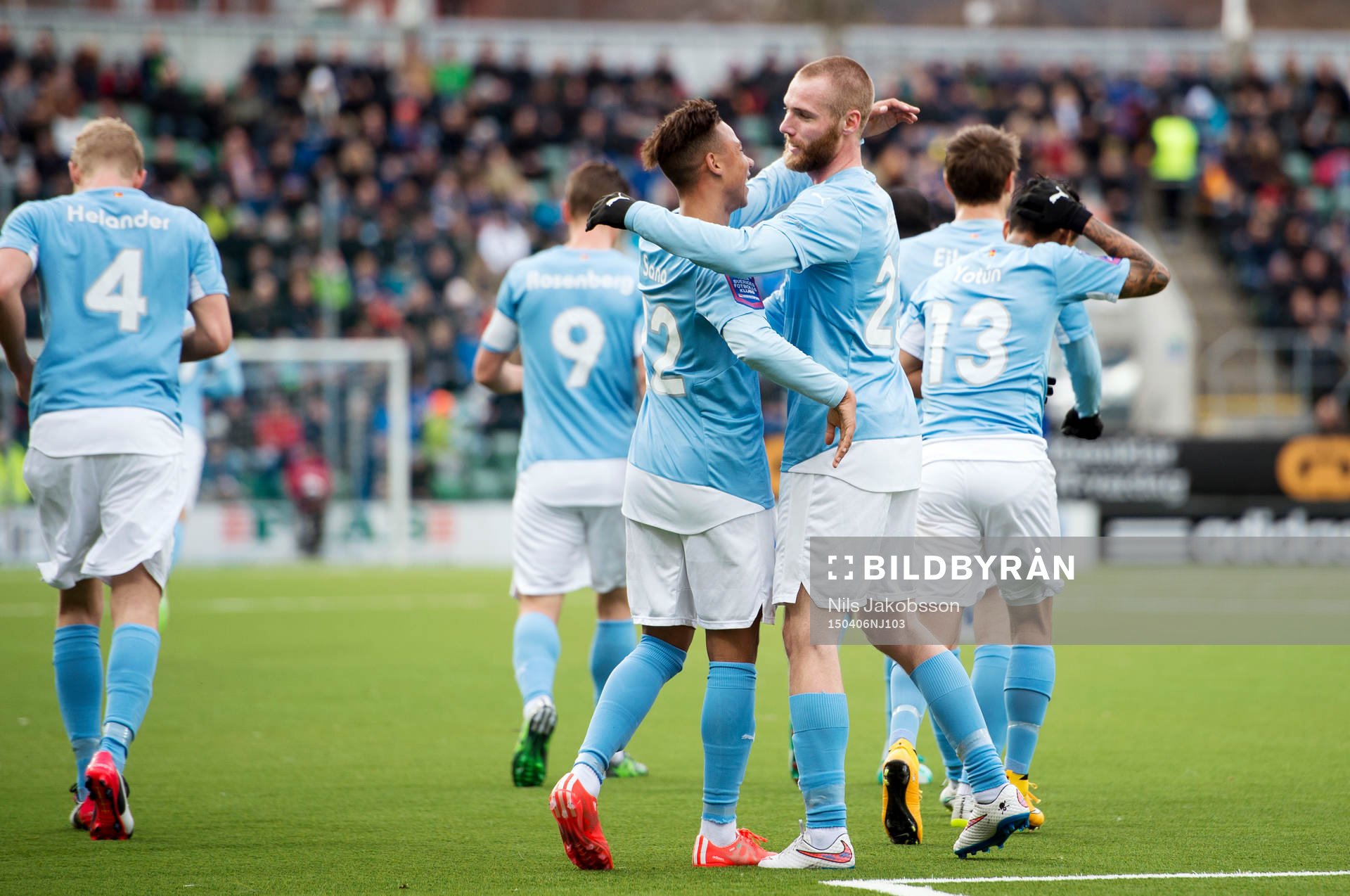 Malmö FFs Tobias Sana och Jo Inge Berget