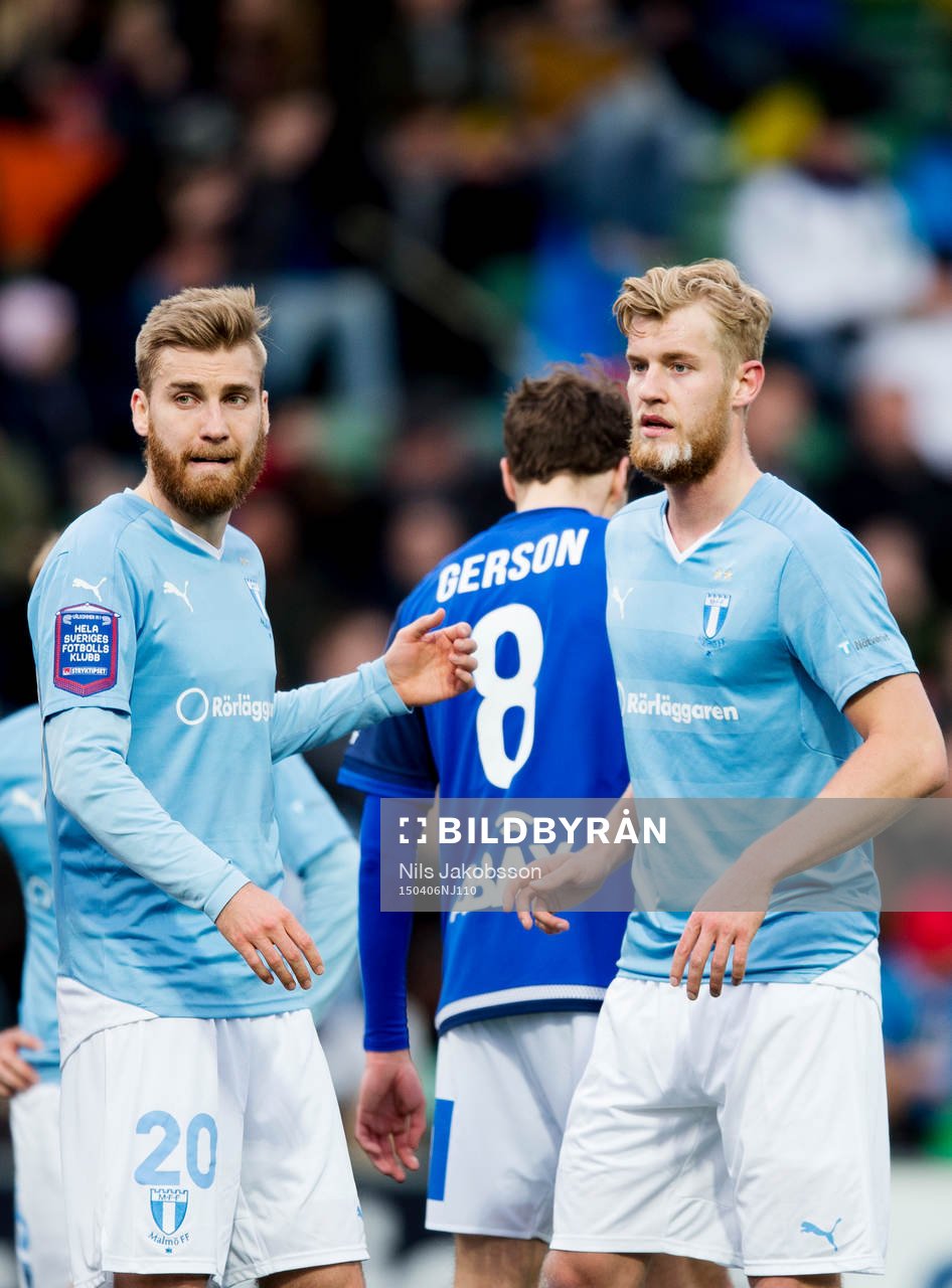 Malmö FFs Rasmus Bengtsson och Filip Helander