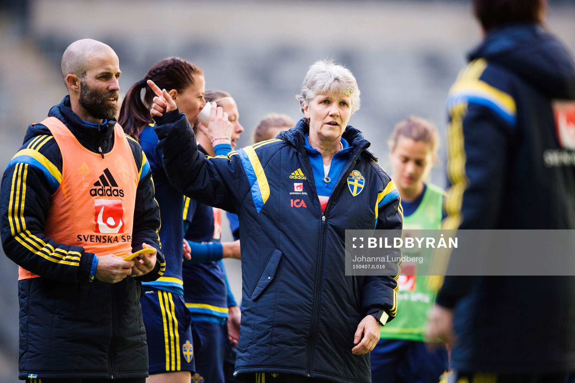 Sveriges förbundskapten Pia Sundhage