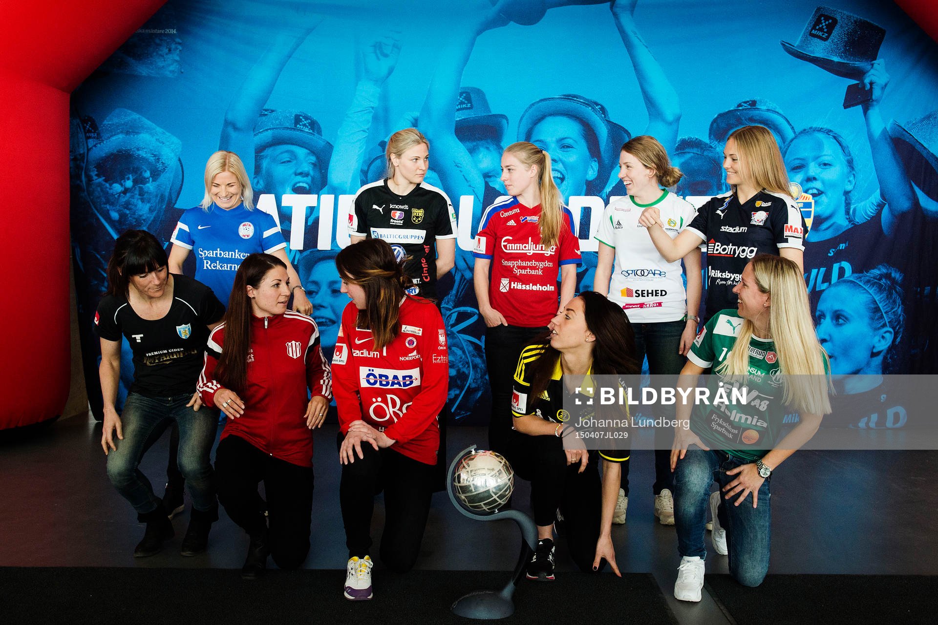 Spelare ställer upp sig