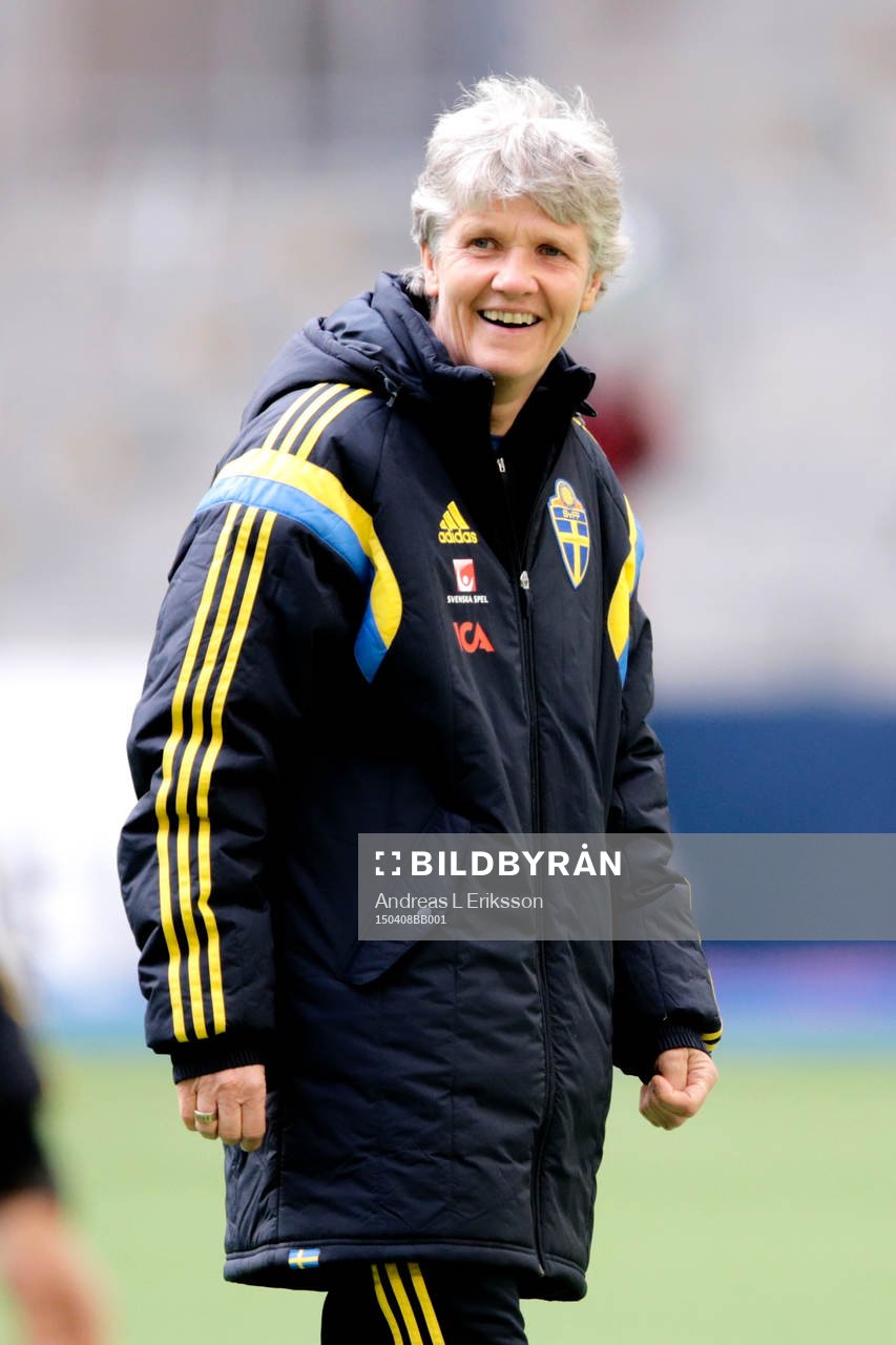 Sveriges förbundskapten Pia Sundhage