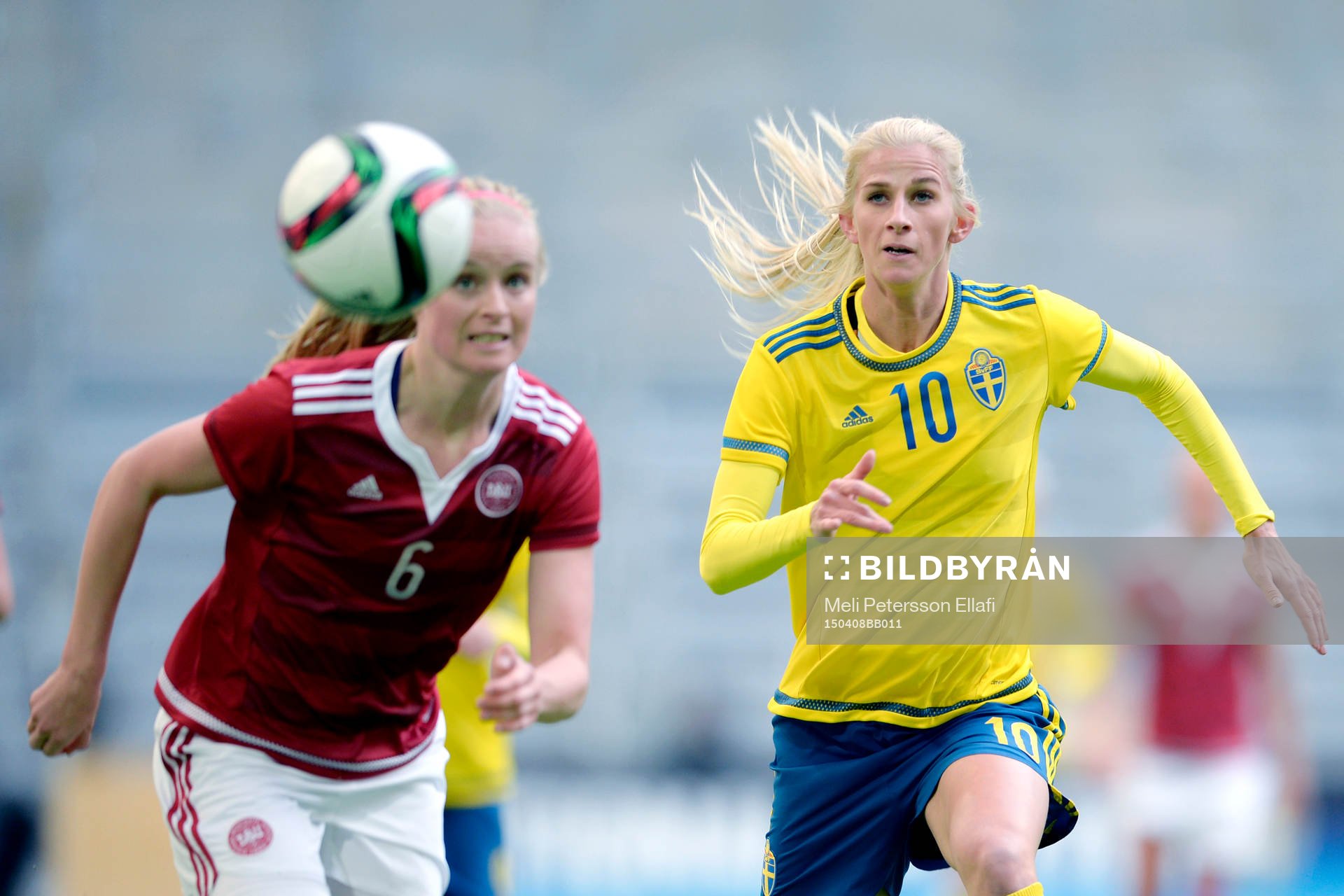 Danmarks Nina Frausing Pedersen och Sveriges Sofia Jakobsson