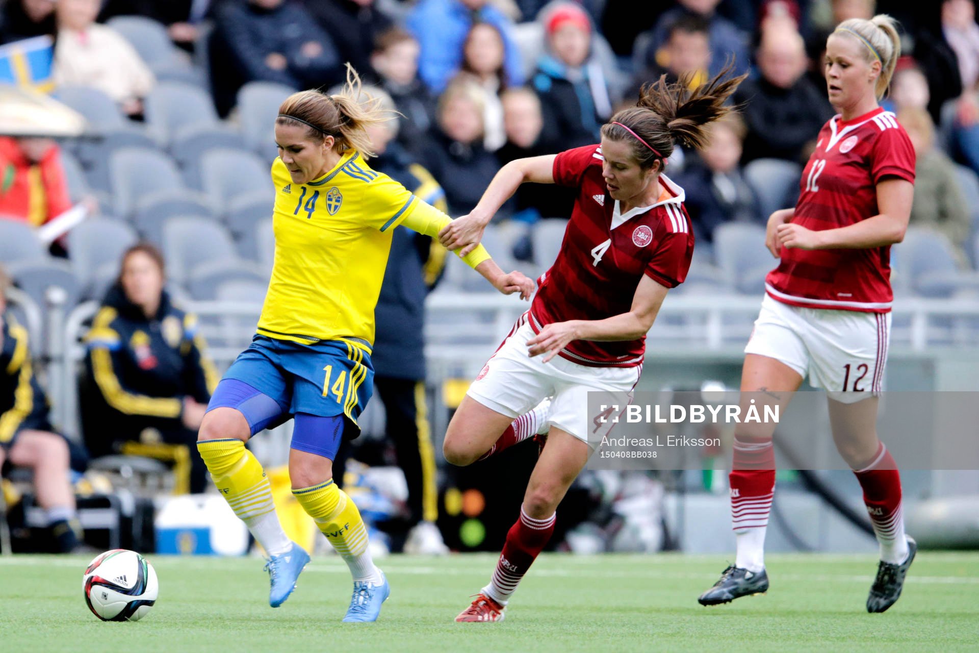 Sveriges Hanna Folkesson och Danmarks Sofie Junge Pedersen