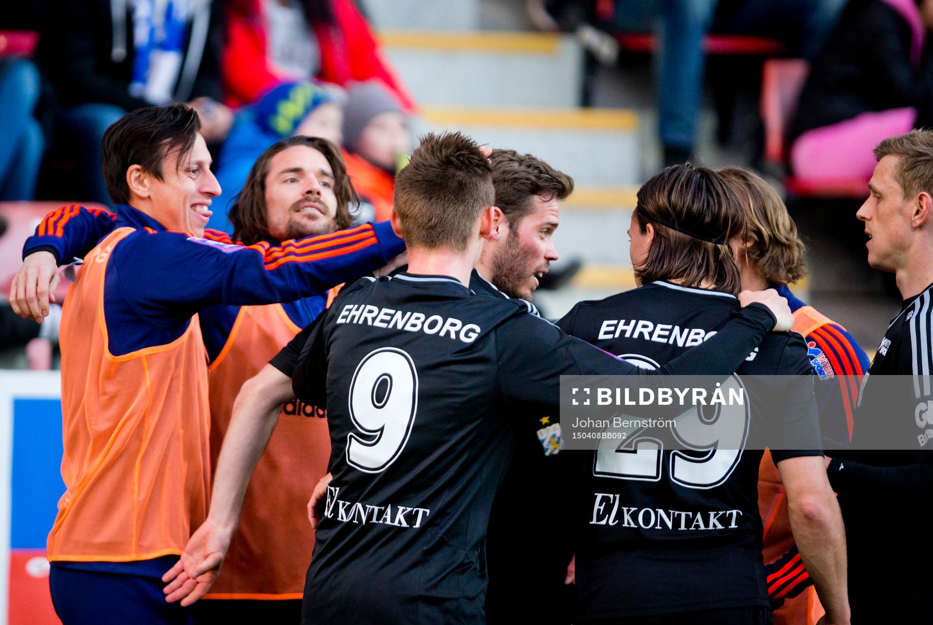 IFK Göteborgs Emil Salomonsson gör 0-1 och jublar