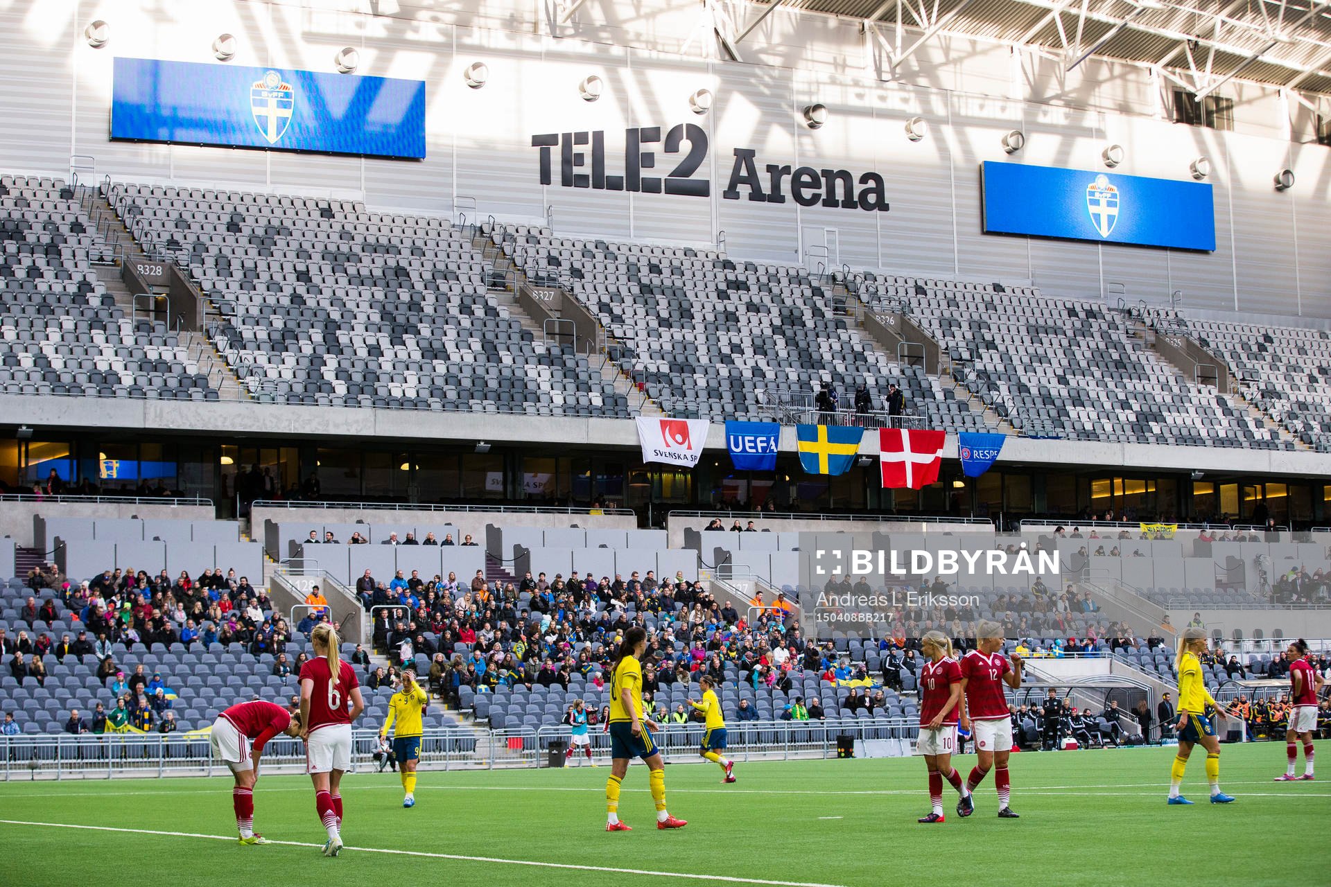 Generell vy över Tele2 Arena