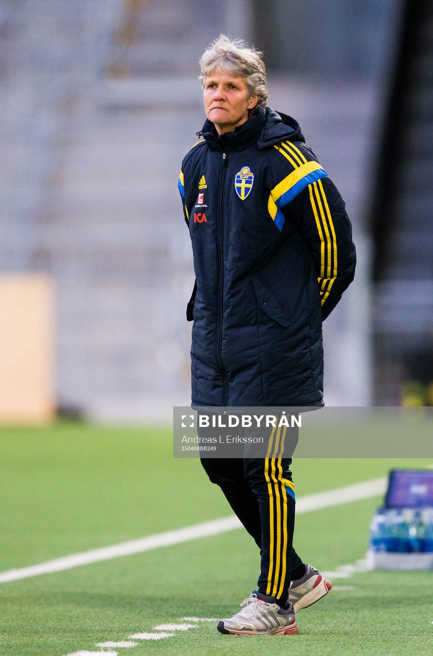 Sveriges förbundskapten Pia Sundhage