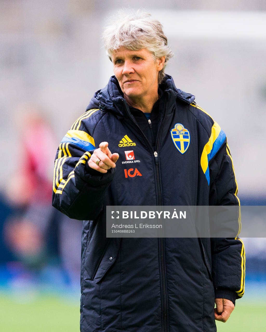 Sveriges förbundskapten Pia Sundhage
