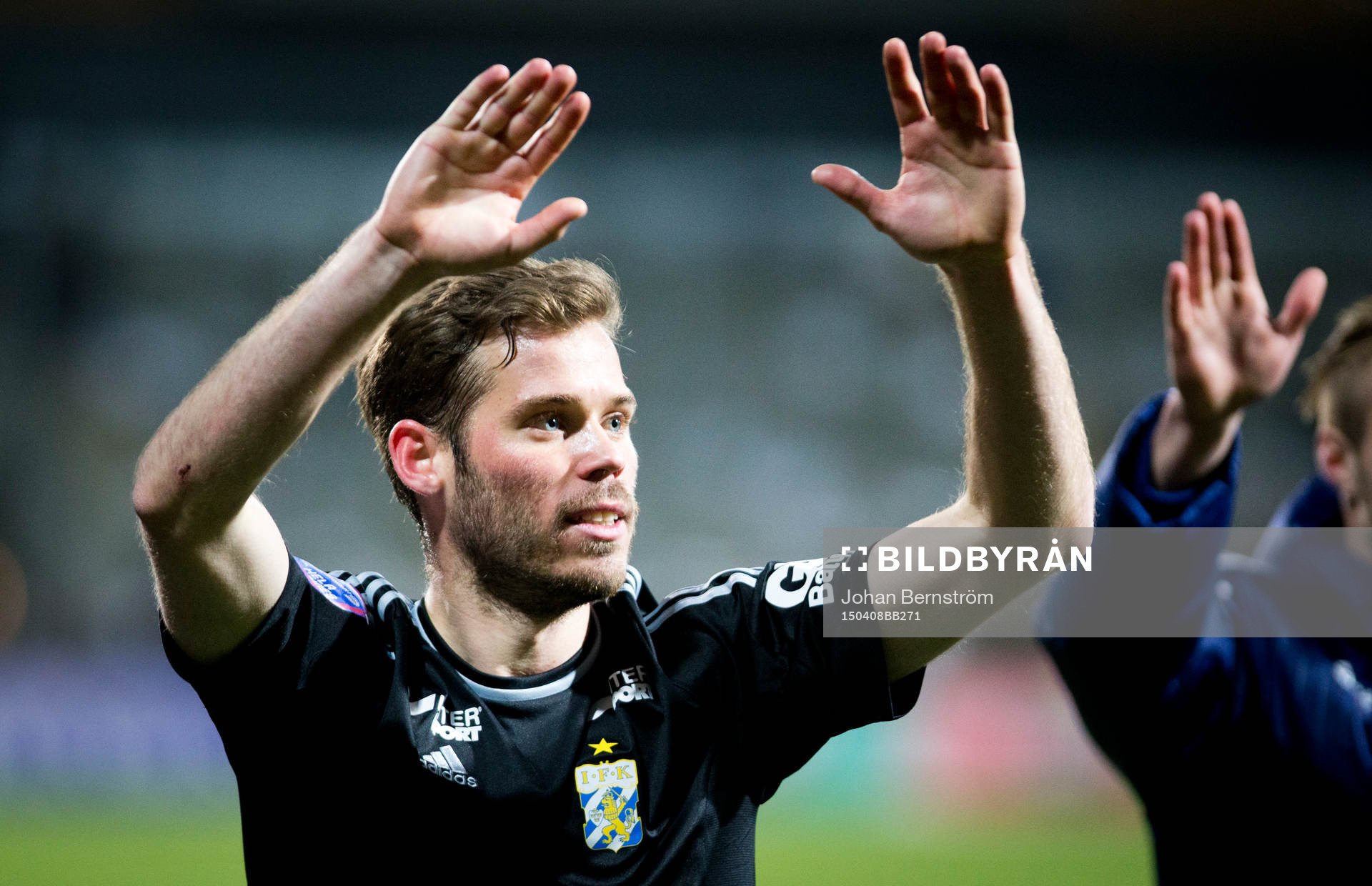 IFK Göteborgs Emil Salomonsson jublar